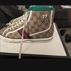 High top Gucci sneakers!